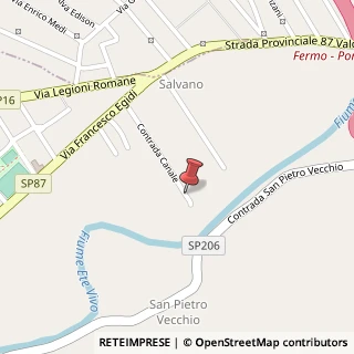 Mappa Contrada Canale, 17, 63900 Fermo, Fermo (Marche)