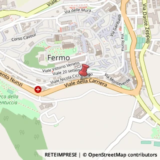 Mappa Viale della Carriera, 109, 63900 Fermo, Fermo (Marche)