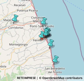 Mappa Sp. Pompeiana Remaf, 63900 Fermo FM, Italia (7.84636)