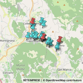 Mappa Via T. Campanella, 06073 Corciano PG, Italia (1.04444)
