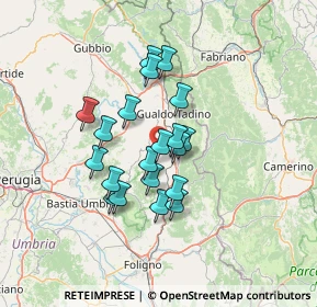 Mappa Località Lanciano, 06025 Nocera Umbra PG, Italia (10.881)