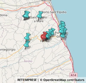 Mappa Vl.Nunzi, 63900 Fermo FM, Italia (5.815)