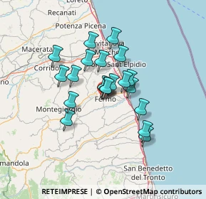 Mappa Vl.Nunzi, 63900 Fermo FM, Italia (10.355)