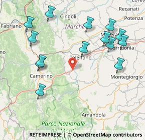 Mappa Via Bartolomeo Vanzetti, 62020 Belforte del Chienti MC, Italia (19.30571)