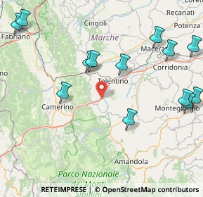 Mappa Via Bartolomeo Vanzetti, 62020 Belforte del Chienti MC, Italia (21.52077)