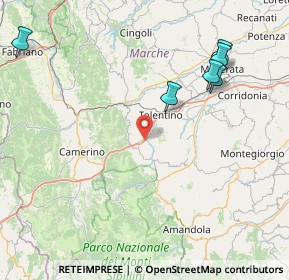 Mappa Via Bartolomeo Vanzetti, 62020 Belforte del Chienti MC, Italia (32.69)