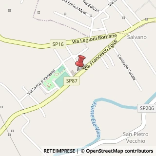 Mappa Via Francesco Egidi, 46, 63900 Fermo, Fermo (Marche)
