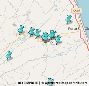 Mappa Via Galileo Ferraris, 63900 Fermo FM, Italia (3.98308)