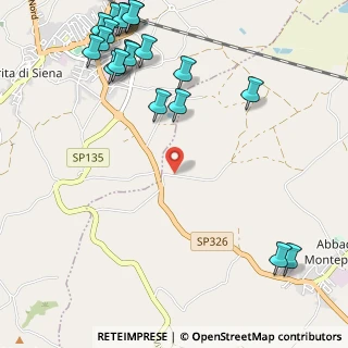 Mappa Via Poggio Saragio, 53045 Abbadia SI, Italia (1.5585)