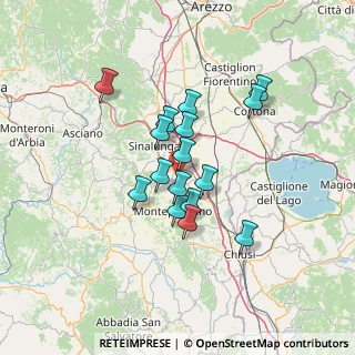 Mappa Via Poggio Saragio, 53045 Abbadia SI, Italia (10.895)