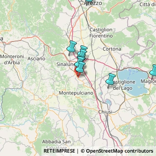 Mappa Via Poggio Saragio, 53045 Abbadia SI, Italia (25.38857)