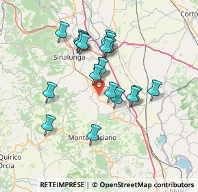 Mappa Via Poggio Saragio, 53045 Abbadia SI, Italia (6.403)
