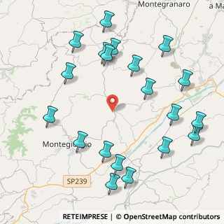 Mappa Via Colle Cerreto, 63833 Montegiorgio FM, Italia (5.0625)