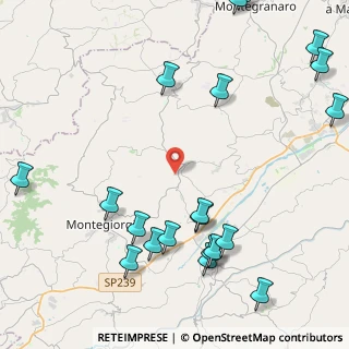Mappa Via Colle Cerreto, 63833 Montegiorgio FM, Italia (5.9115)