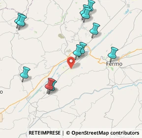 Mappa Strada comunale Montotto secondo, 63900 Fermo FM, Italia (4.76333)