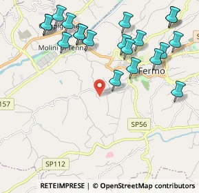 Mappa Via degli Appennini, 63900 Fermo FM, Italia (2.578)
