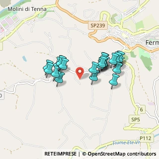 Mappa Via degli Appennini, 63900 Fermo FM, Italia (0.75417)