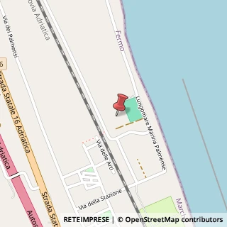 Mappa Lungomare Marina Palmense, 27, 63900 Fermo, Fermo (Marche)