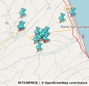 Mappa Via Redipuglia, 63900 Fermo FM, Italia (2.91692)