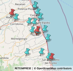 Mappa Via Redipuglia, 63900 Fermo FM, Italia (15.91222)
