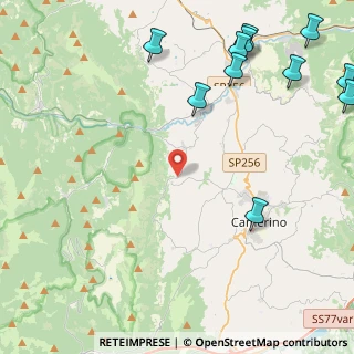 Mappa Località Perito, 62032 Camerino MC, Italia (6.61364)