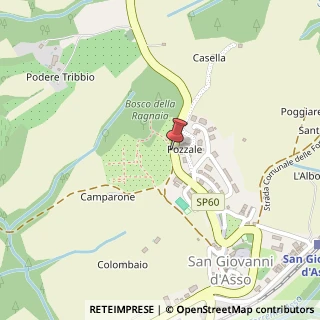 Mappa S. Craige Podere Bertagn, 53020 San Giovanni d'Asso SI, Italia, 53020 San Giovanni d'Asso, Siena (Toscana)