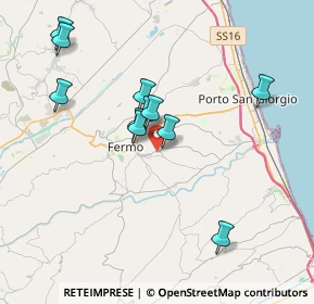 Mappa Via Tacito, 63900 Fermo FM, Italia (3.58)