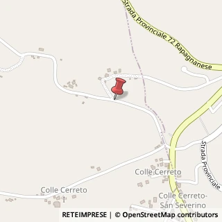 Mappa Contrada croce cerreto, 63025 Montegiorgio, Fermo (Marche)