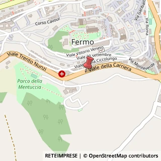 Mappa Viale della Carriera, 68, 63900 Fermo, Fermo (Marche)