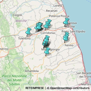 Mappa Contrada Tarucchio, 63834 Massa Fermana FM, Italia (9.71333)