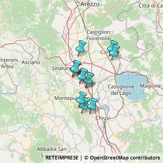 Mappa Via Fonte al Giunco, 53045 Montepulciano SI, Italia (9.17)