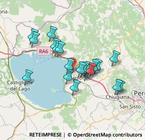 Mappa Parcheggio Comunale, 06063 Magione PG, Italia (6.1165)