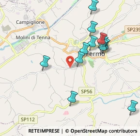 Mappa Via Fratelli Fortuna, 63900 Fermo FM, Italia (2.03583)