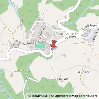 Mappa Via Piave, 5, 53012 Chiusdino, Siena (Toscana)