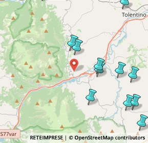 Mappa Località Case Sparse Borgiano, 62020 Serrapetrona MC, Italia (5.91286)