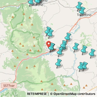 Mappa Località Case Sparse Borgiano, 62020 Serrapetrona MC, Italia (5.234)