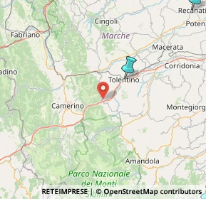 Mappa Località Case Sparse Borgiano, 62020 Serrapetrona MC, Italia (46.6)