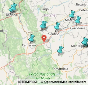 Mappa Località Case Sparse Borgiano, 62020 Serrapetrona MC, Italia (20.69)