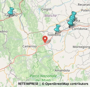 Mappa Località Case Sparse Borgiano, 62020 Serrapetrona MC, Italia (34.72667)