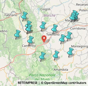 Mappa Località Case Sparse Borgiano, 62020 Serrapetrona MC, Italia (17.0225)