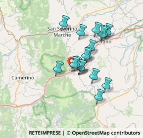 Mappa Località Case Sparse Borgiano, 62020 Serrapetrona MC, Italia (5.58944)
