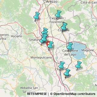 Mappa Autostrada del Sole, 53045 Montepulciano SI, Italia (14.744)