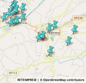 Mappa Via fra Marcellino da Capradosso, 63900 Fermo FM, Italia (2.843)