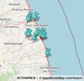 Mappa Contrada Abbadetta, 63900 Marina Palmense FM, Italia (9.57091)