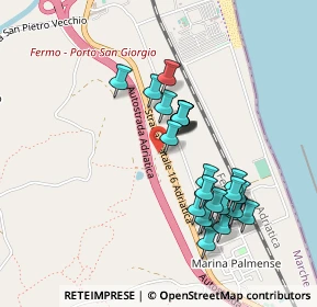 Mappa Contrada Abbadetta, 63900 Marina Palmense FM, Italia (0.448)