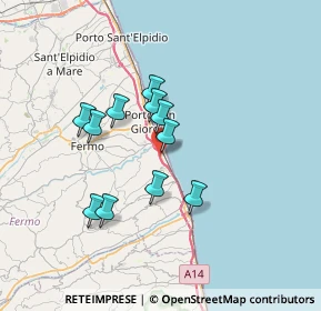 Mappa Contrada Abbadetta, 63900 Marina Palmense FM, Italia (5.75909)