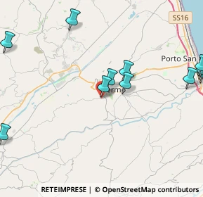 Mappa Via Giovanni della Verna, 63900 Fermo FM, Italia (5.56583)