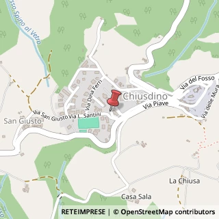 Mappa Via delle Scuole, 24, 53012 Chiusdino SI, Italia, 53012 Chiusdino, Siena (Toscana)