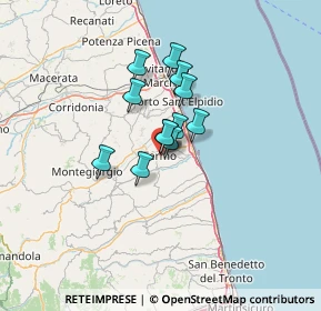 Mappa Largo Temistocle Calzecchi Onesti, 63900 Fermo FM, Italia (8.015)