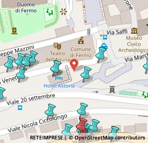 Mappa Largo Temistocle Calzecchi Onesti, 63900 Fermo FM, Italia (0.08333)